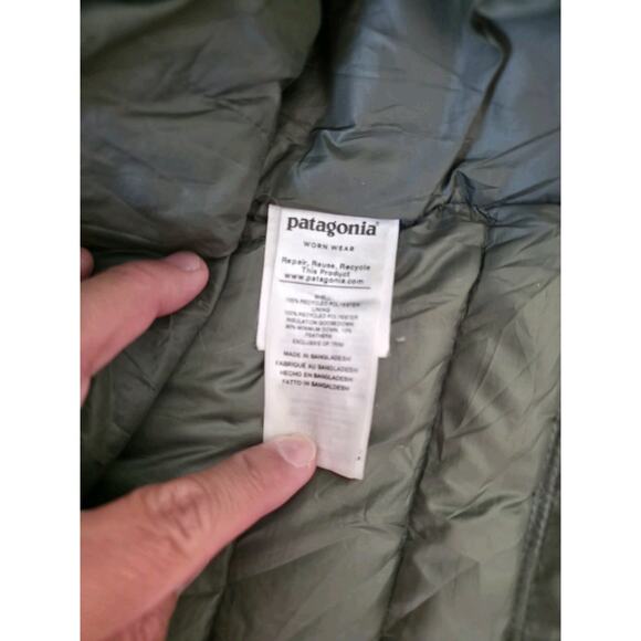 Patagonia Women's Down Sweater Jacket Camp Green Medium Small - Picture 6 of 6